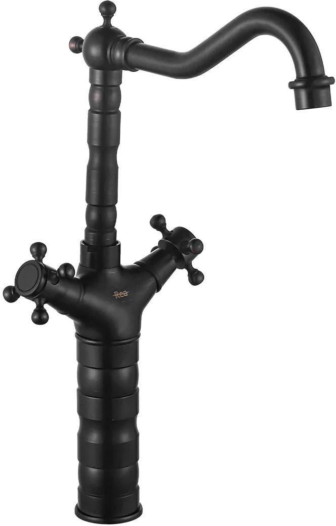 Смеситель для умывальника Rea Rustico Black (REAB5520) Смеситель для умывальника Rea Rustico Black (REAB5520)