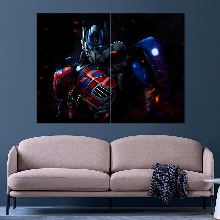 Настенний декор Лидер автоботов Оптимус Прайм 111x81 см (A77-2)