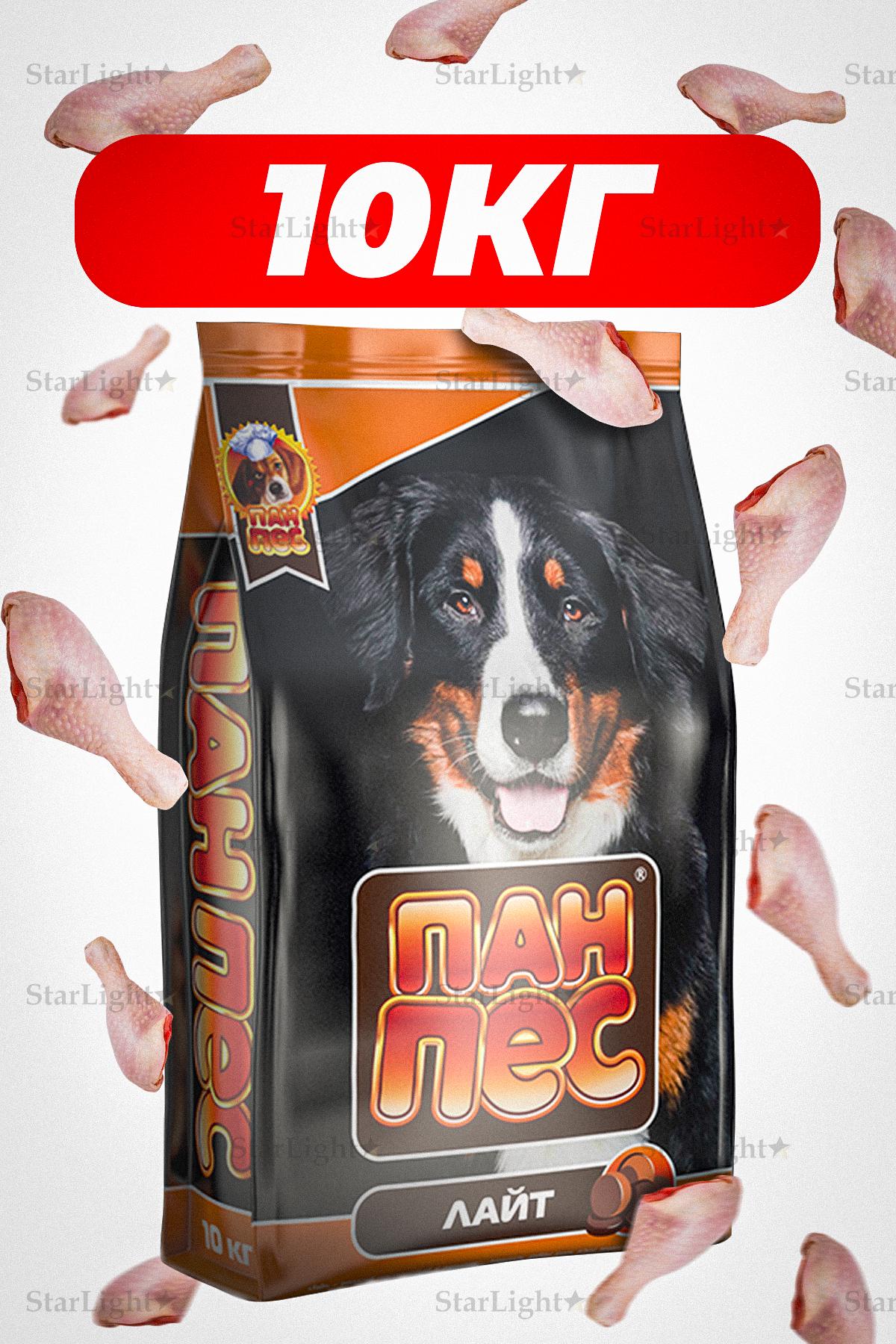 Корм для собак сухий Пан Пес Лайт для усіх порід з низькою активністю 10 кг (344348971) - фото 2