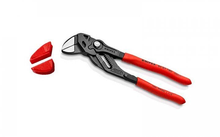 Клещи переставные-гаечный ключ с защитными губками Knipex 180 мм 86 01 180 V01