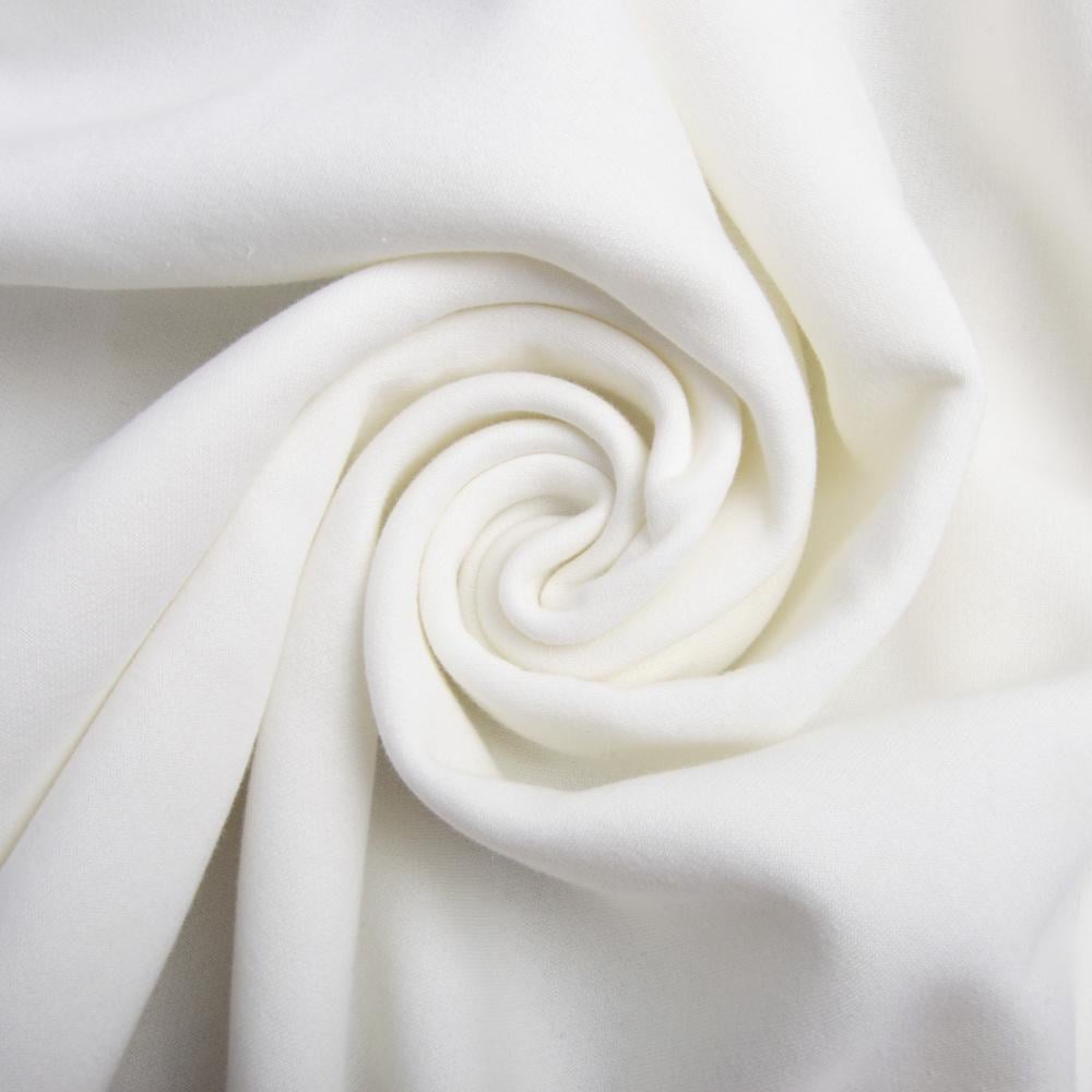 Ткань трикотаж Сезон трехнить флис Крем (23800)