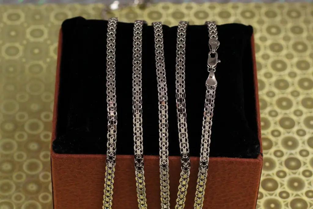 Цепь Xuping Jewelry Бисмарк 60 см 4 мм Серебристый