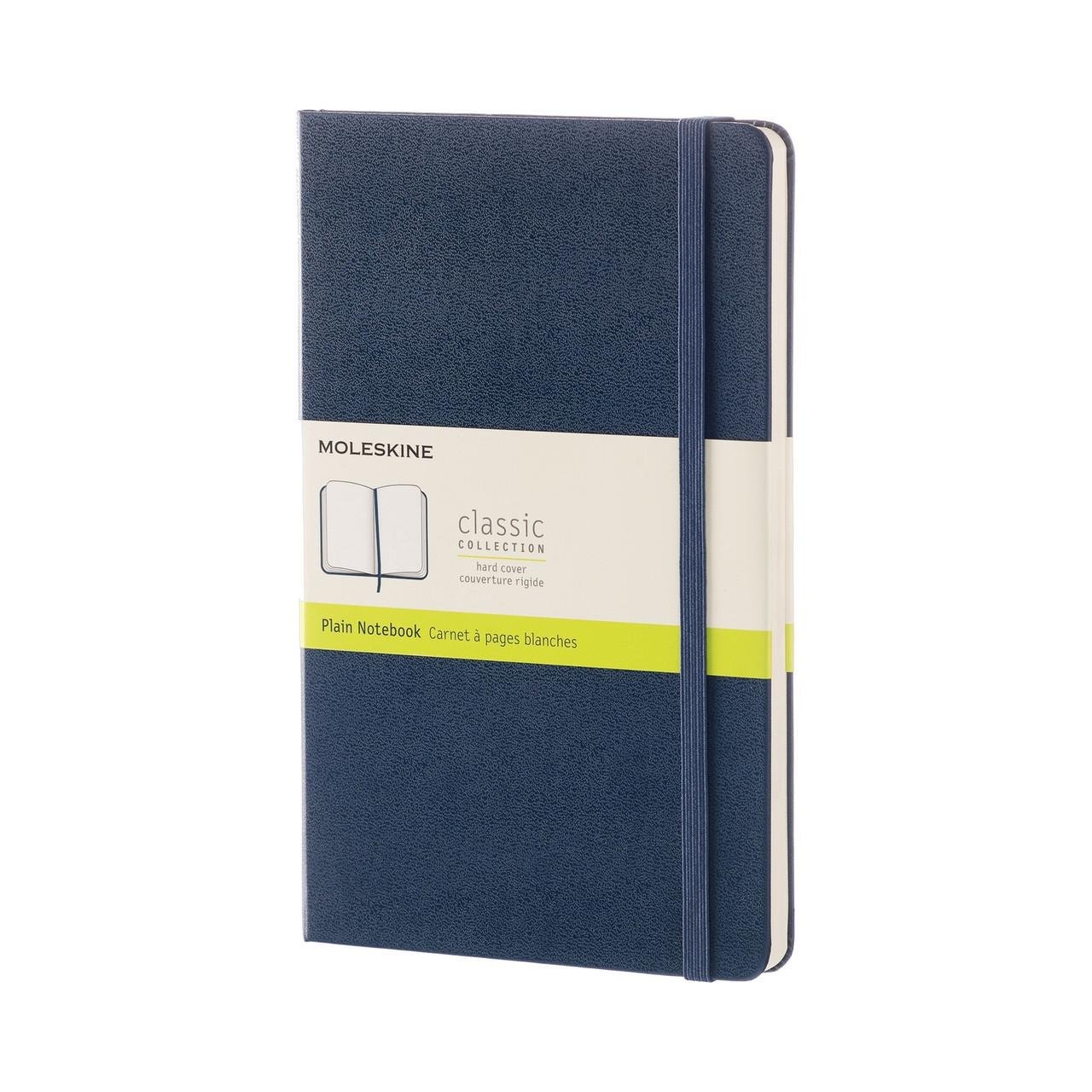 Блокнот Moleskine Classic сапфир средний 240 страниц нелинованный 13х21 см (8051272893687)