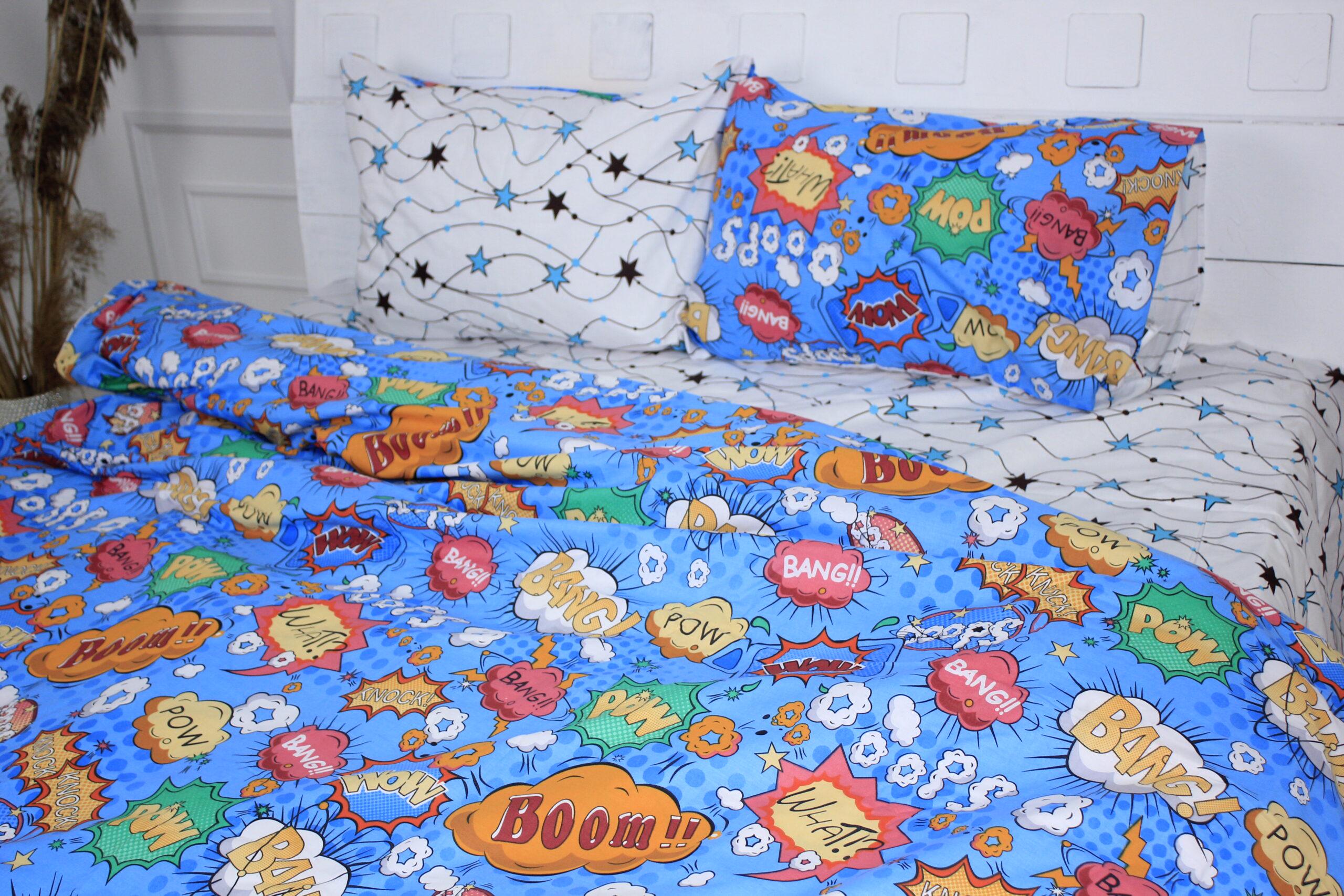 Комплект постельного белья MirSon 17-0511 Bombs King Size бязь 220x240 см (2200003633269)