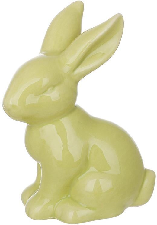 Фигурки фарфоровые Пасхальные кролики 6 фигурок 10 см Зеленый Фигурки фарфоровые Пасхальные кролики 6 фигурок 10 см Зеленый
