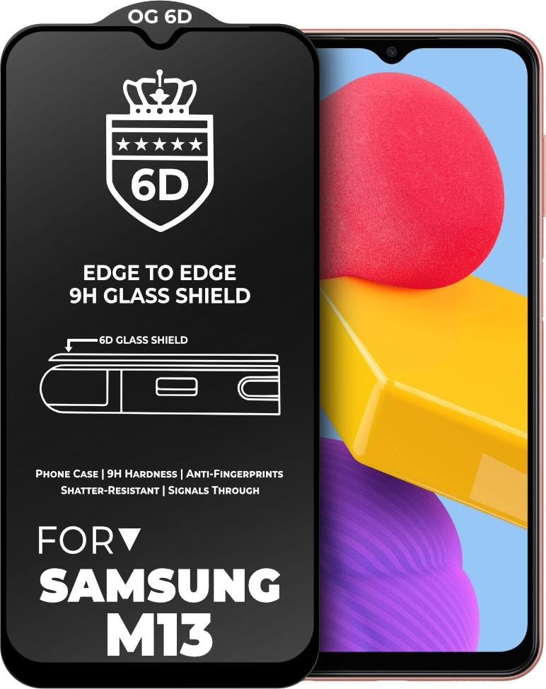 Защитное стекло 6D Samsung Galaxy M13 M135 Glass Shield (29380)