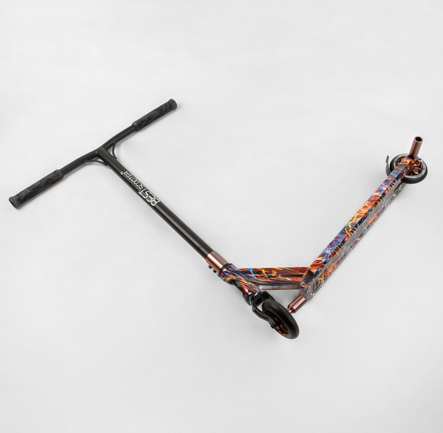 Самокат трюковый Best Scooter BS-77350/4 HIC-система/Пеги/алюминиевый диск/ширина руля 60 см/колеса PU d 110 мм (25107600)