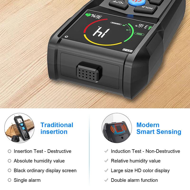Измеритель влажности древесины WM700A бесконтактный (1005006075623623). - фото 7 Измеритель влажности древесины WM700A бесконтактный (1005006075623623). - фото 7