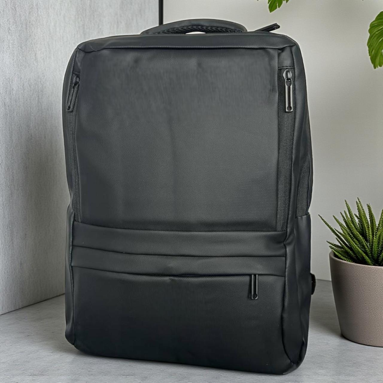 Рюкзак большой городской качественный каждый день 31х42х12 см Черный Рюкзак большой городской качественный каждый день 31х42х12 см Черный