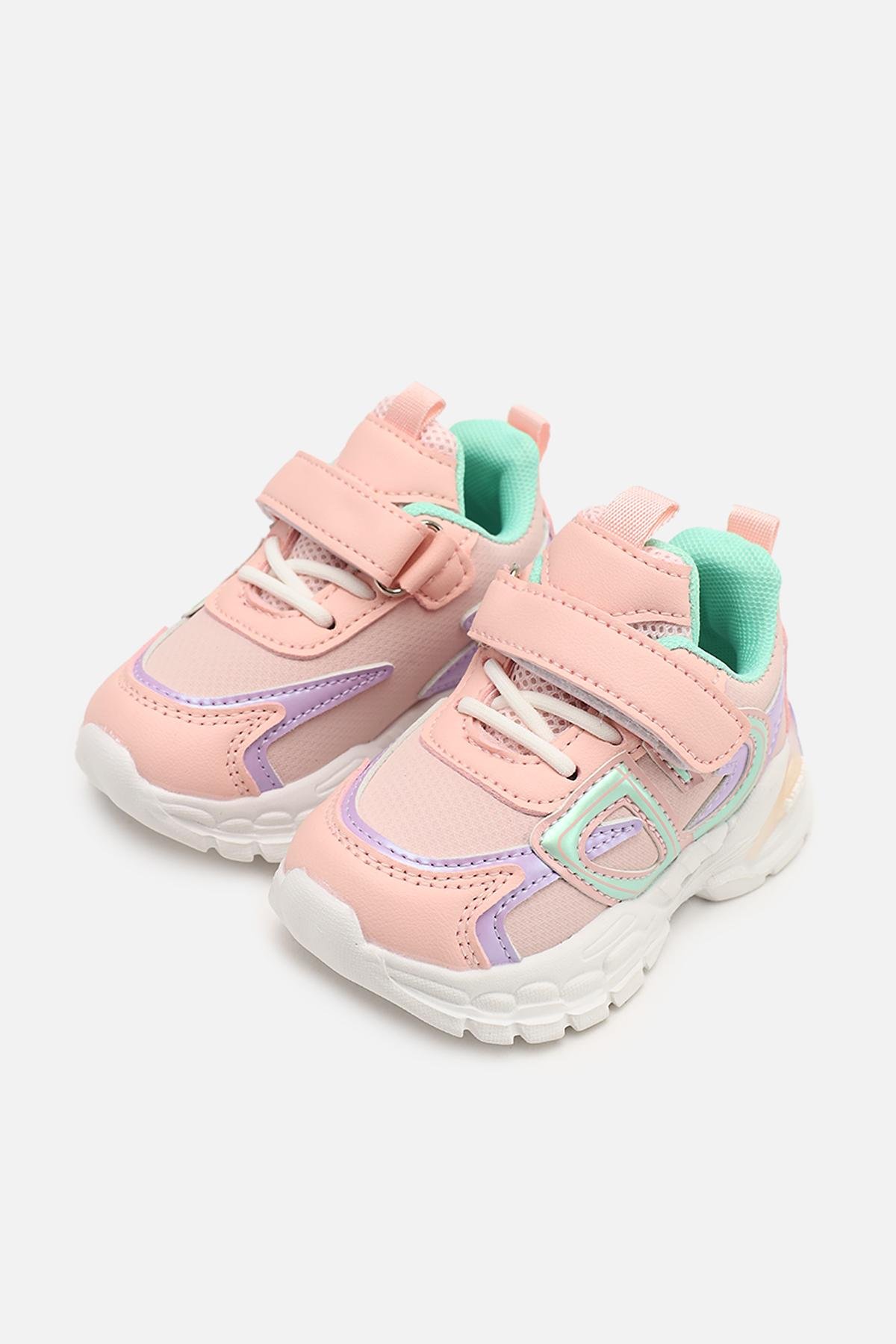 Кроссовки для девочки ЦБ-00273936 на плоской подошве р. 20 Розовый (SKT001057061) - фото 3