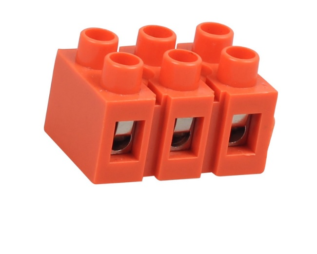 Блок клемний VOLTRONIC H2519-3P 36A 660V мідний 0,5-6 кв. мм (13338)