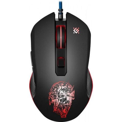 Мышка Defender Sleipnir GM-927 проводная игровая 12800dpi 6кн Черный