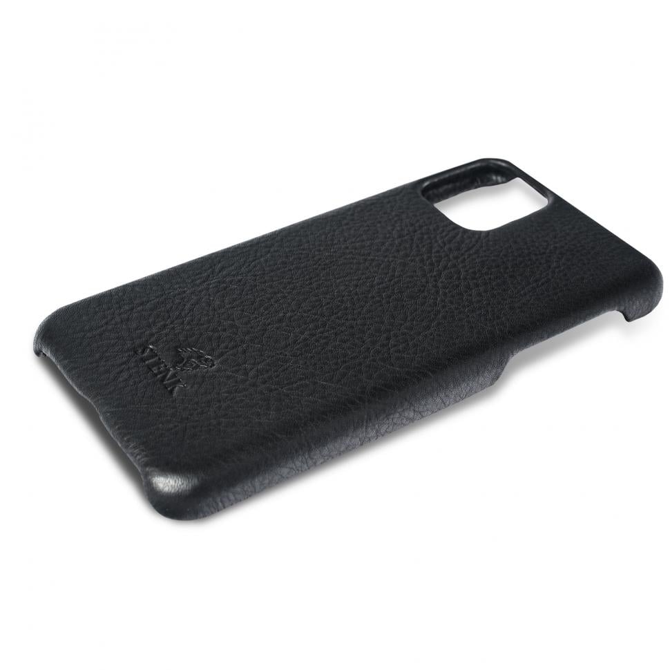 Накладка кожаная Stenk Cover для Apple iPhone 11 Черный (65813)
