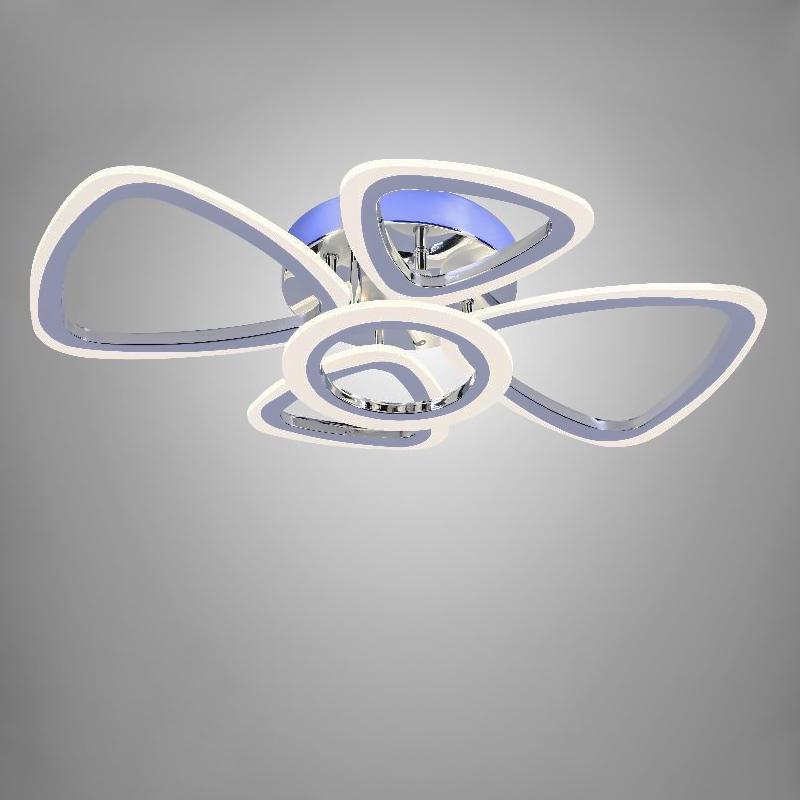 Люстра LED стельова Light House NM-16000/2+3 CR RGB 100W+22W Хром Люстра LED стельова Light House NM-16000/2+3 CR RGB 100W+22W Хром