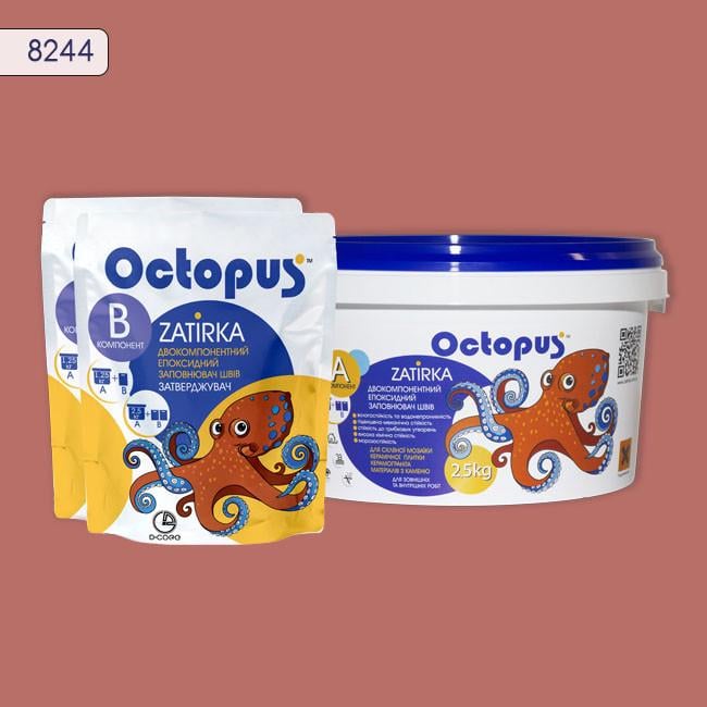 Затирка для плитки Octopus Zatirka 8244 эпоксидная 2,5 кг