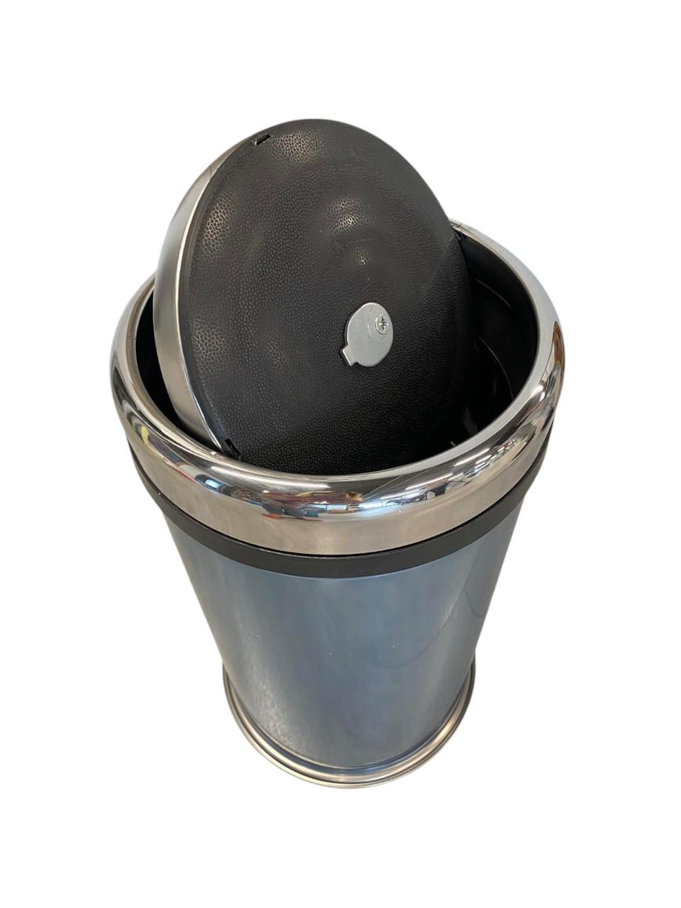 Ведро для мусора с поворотной крышкой MAXIFLOW 20 л Нержавеющая сталь (4513.0000S.430.20) - фото 2 Ведро для мусора с поворотной крышкой MAXIFLOW 20 л Нержавеющая сталь (4513.0000S.430.20) - фото 2