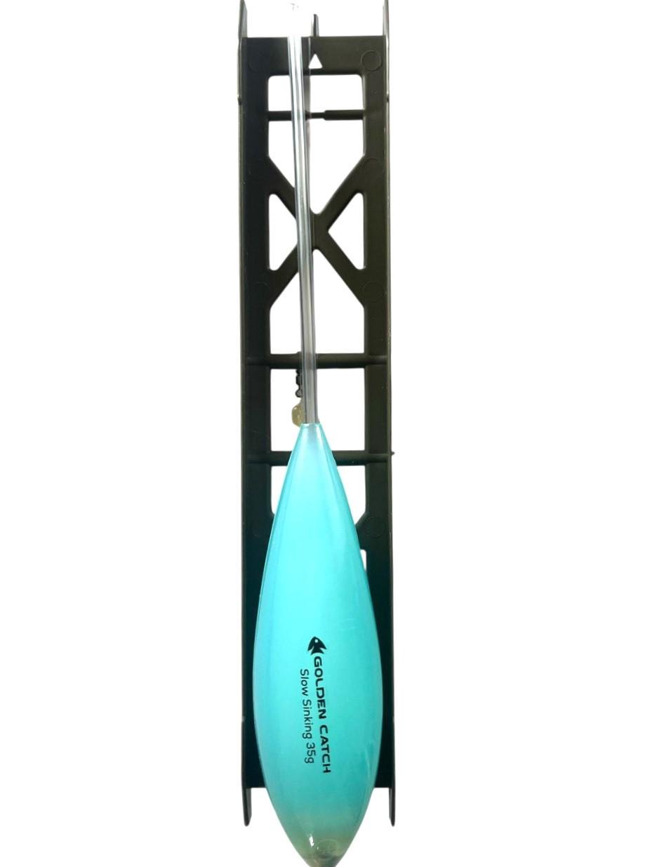 Готовая снасть с бомбардой Golden Catch Slow Sinking 35 г медленно тонет 1 крючок (159753694)