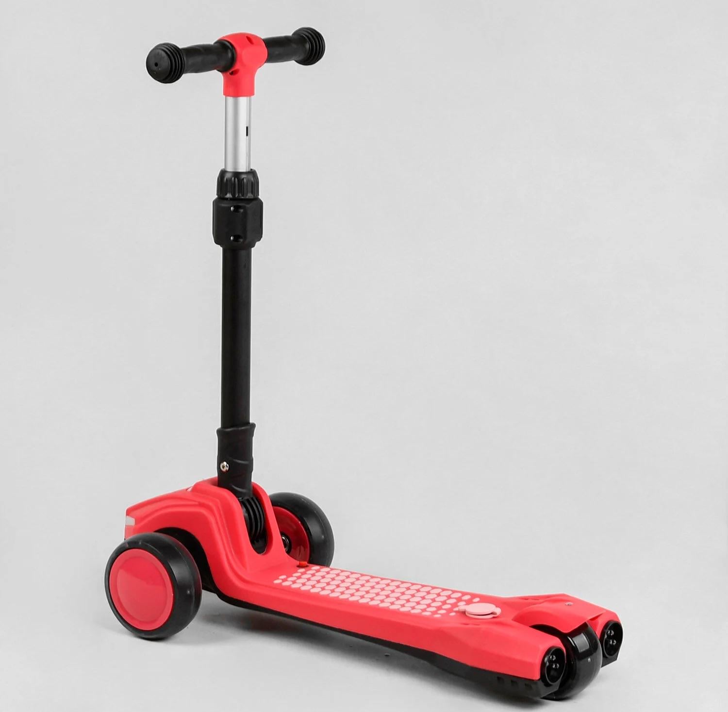 Самокат детский Best Scooter LT-11746 парогенератор/свет/музыка 3 PU колеса Розовый (LT-11746)