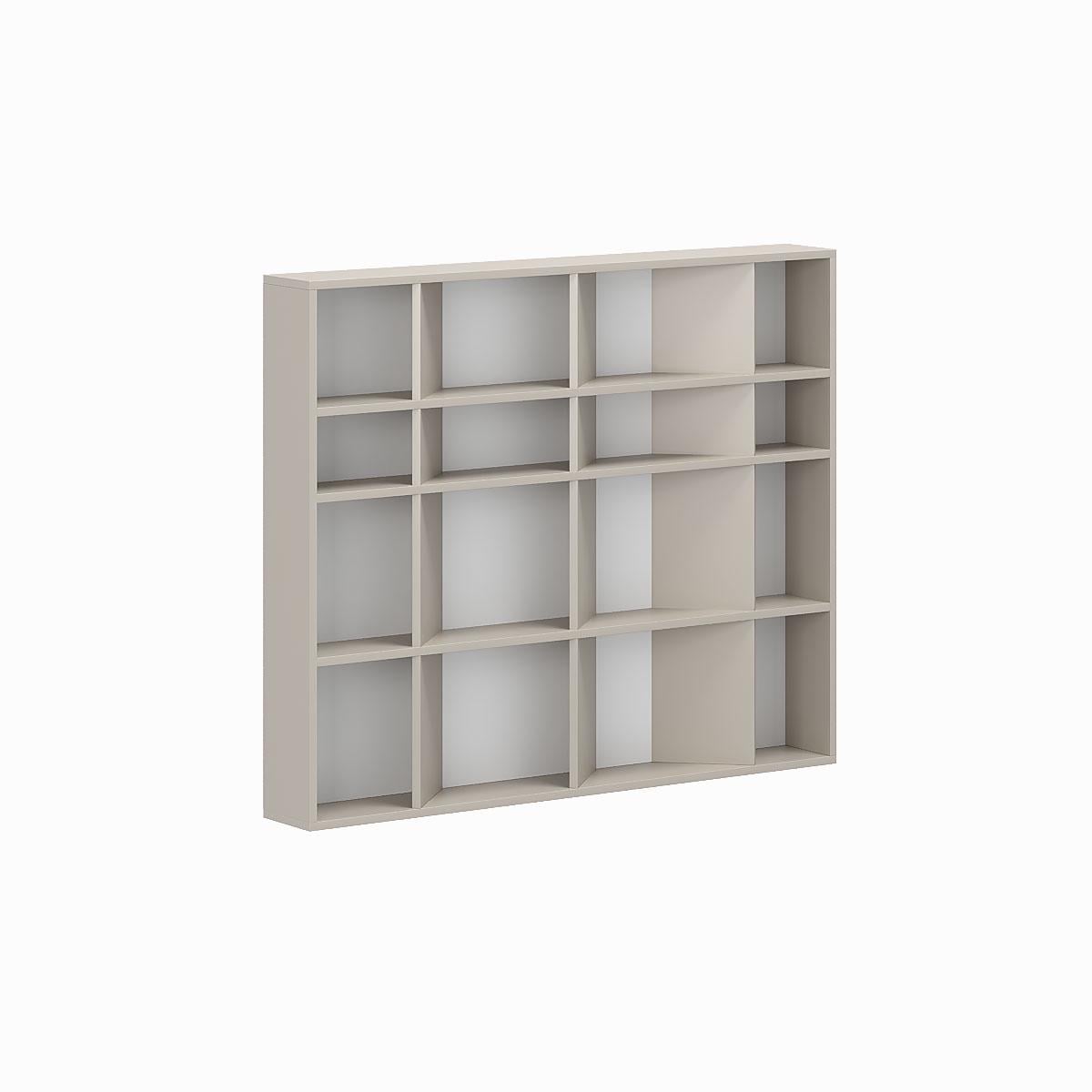 Стеллаж книжный Light №2 1200х160х1000 мм Кашемир (GALT14140000000)