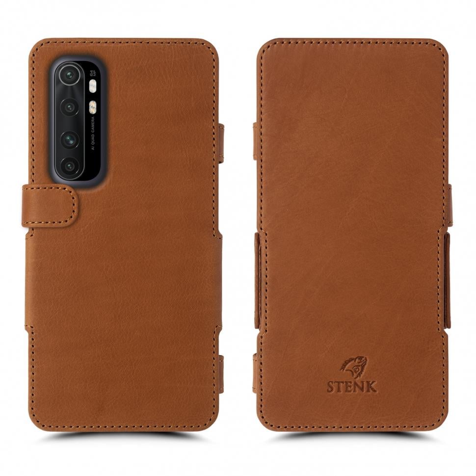 Чехол книжка Stenk Prime для Xiaomi Mi Note 10 Lite Camel (68133)