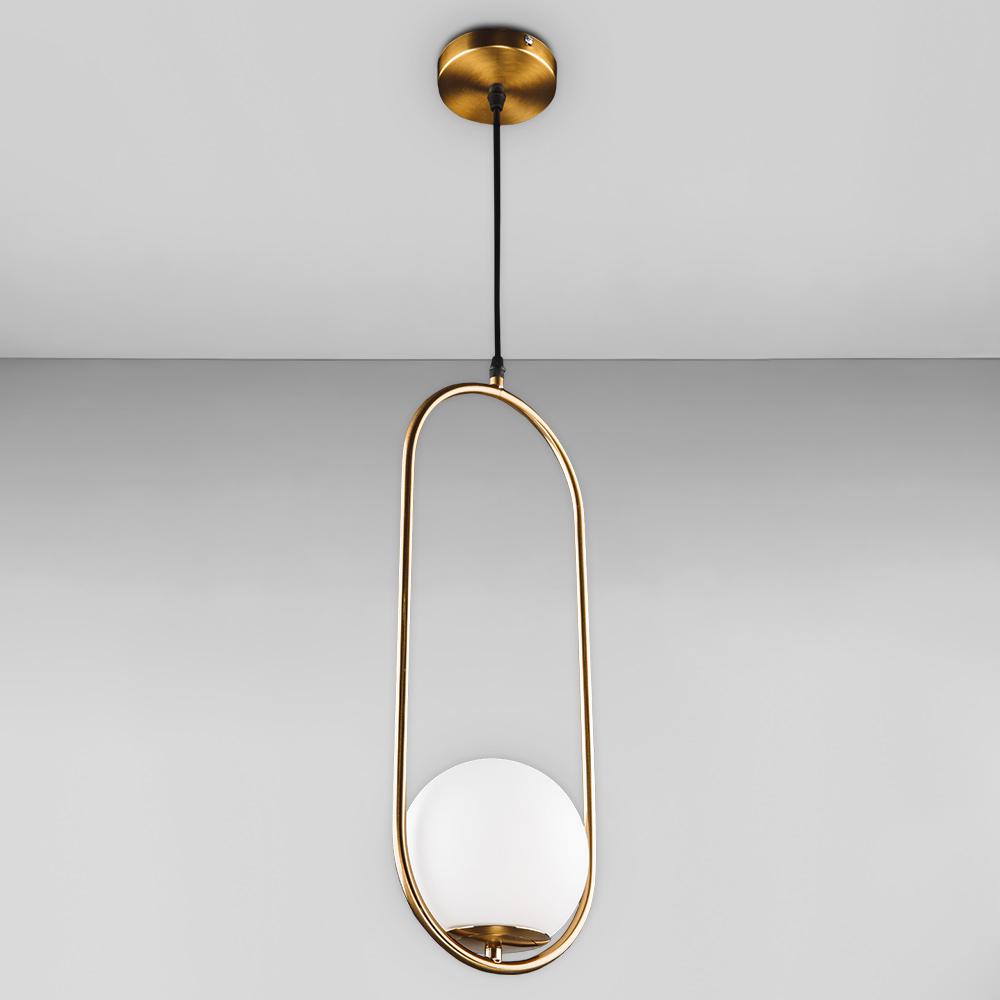 Люстра подвесная Light House DL-18542/1 Бронзовый/Белый