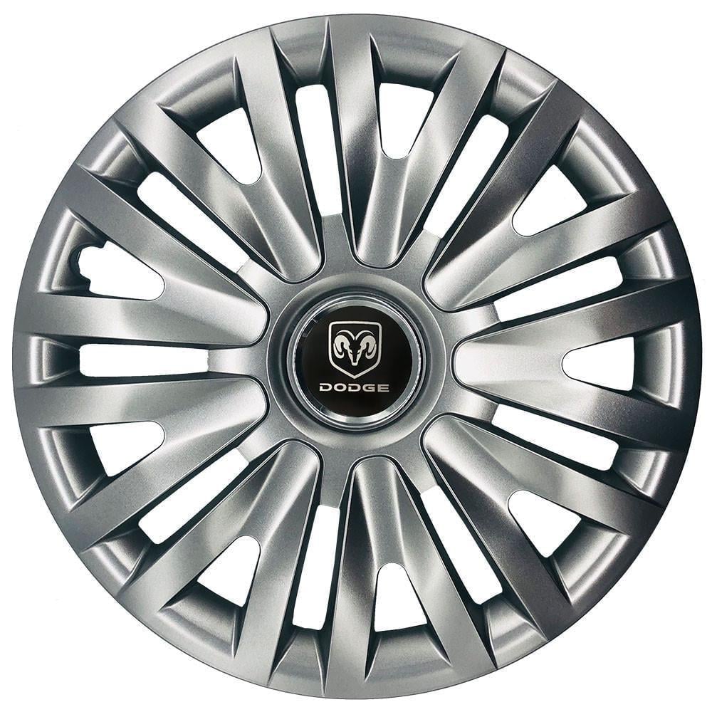 Колпаки SJS с логотипом Dodge 412 R16 4 шт. Серебряный (31008839)