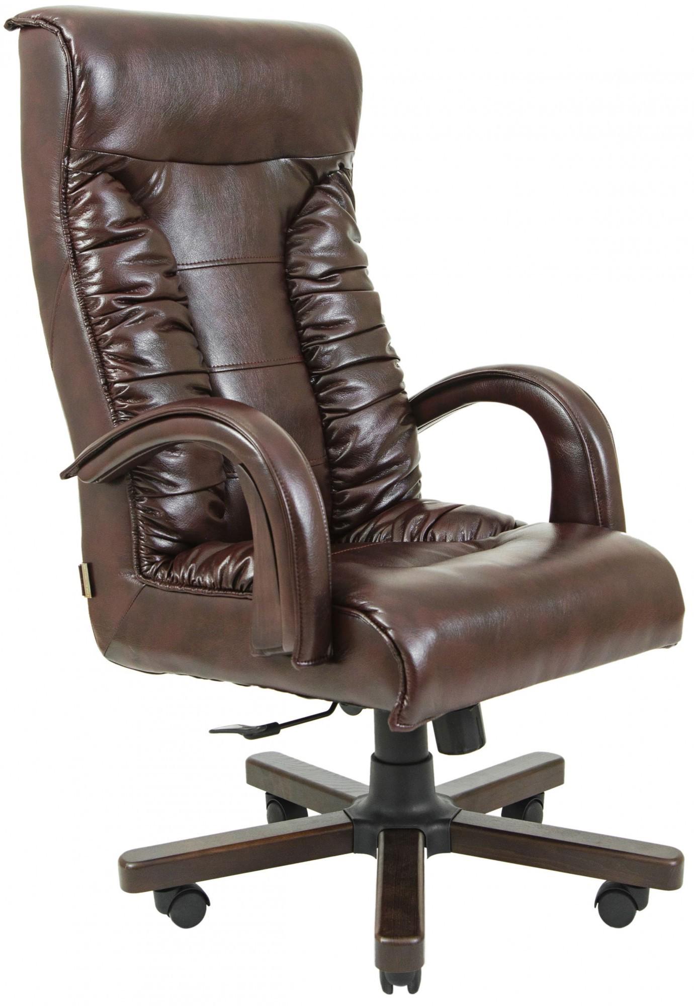 Кресло офисное компьютерное Onyx Мадрас Kashtan Wood М1 Tilt Коричневый