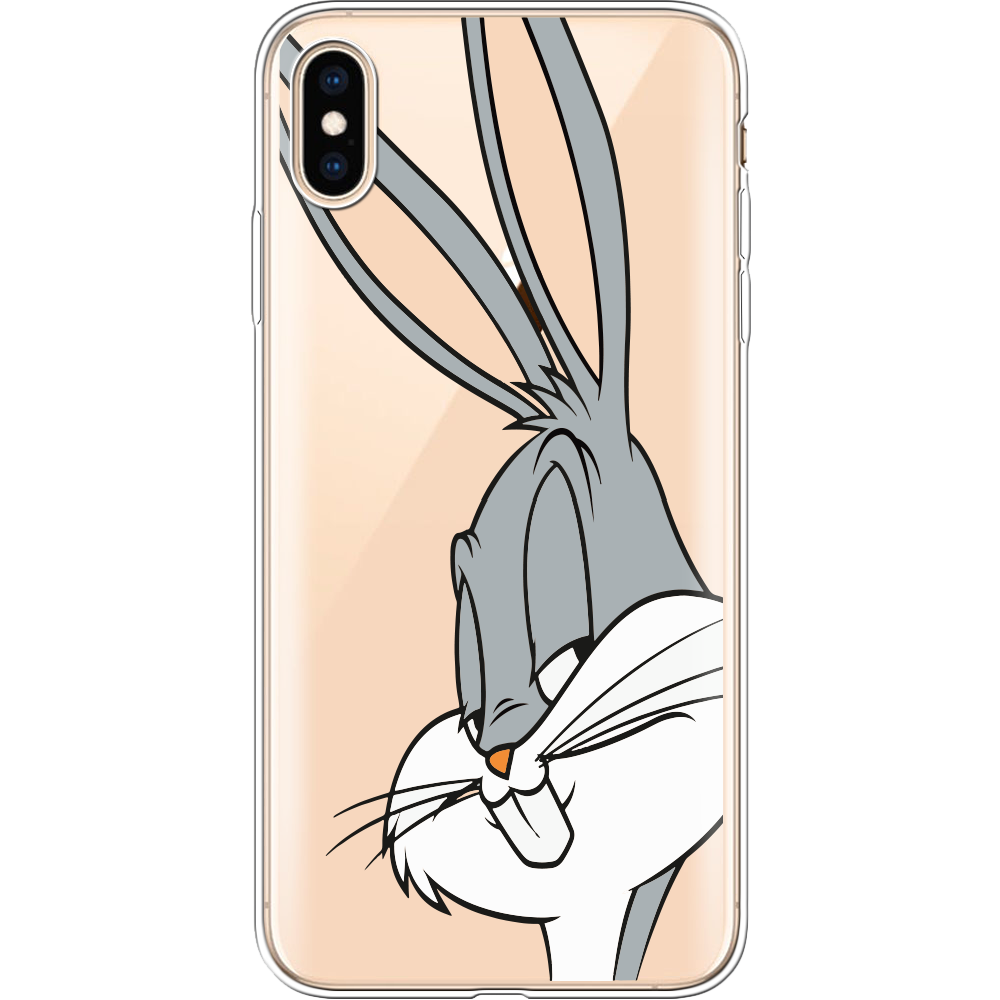 Чохол Boxface iPhone XS Max Lucky Rabbit Прозорий силікон (35321-bk81-35321)