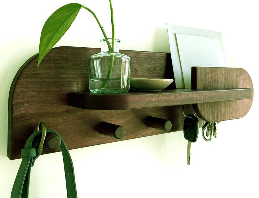 Вешалка для сумок из дерева Энкамп 34 Капучино (ВСУ-344309)