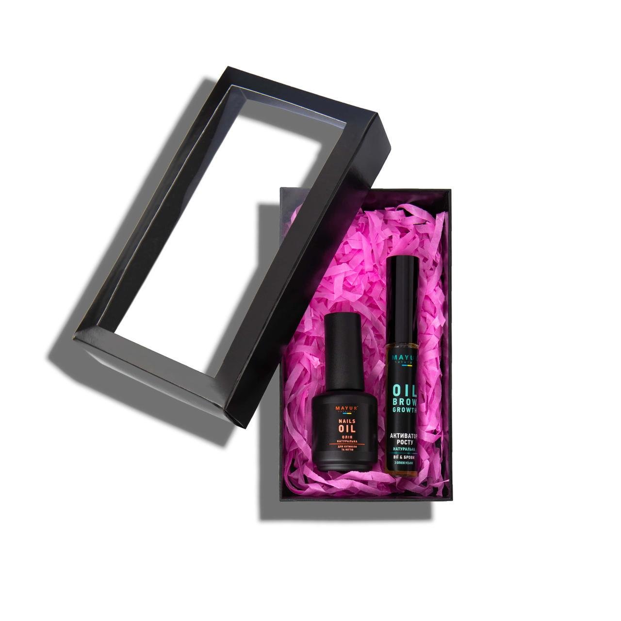 Подарунковий набір для брів вій та нігтів Активація зростання 25