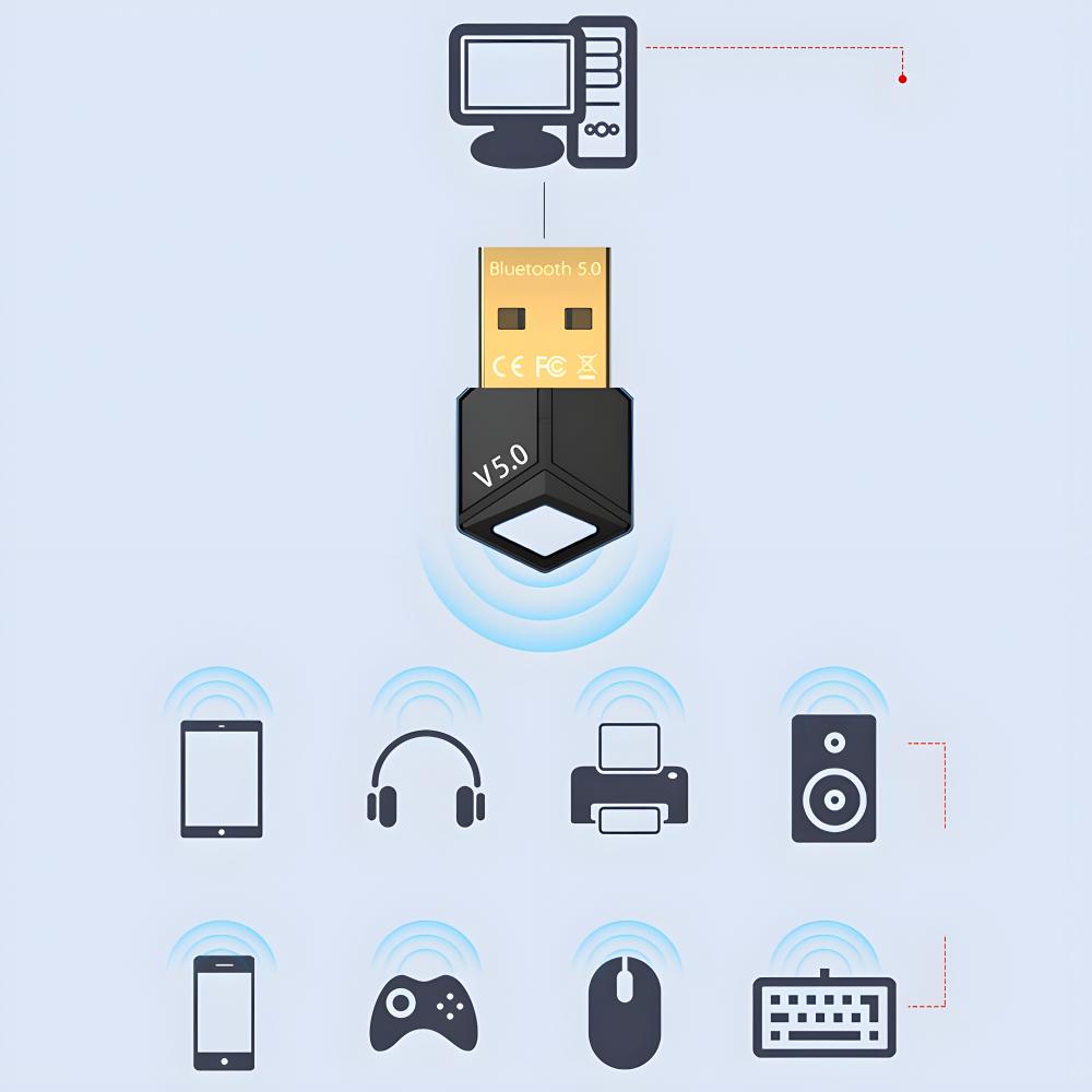 Адаптер Bluetooth BT 5.0 USB (1015-848-00) - фото 8