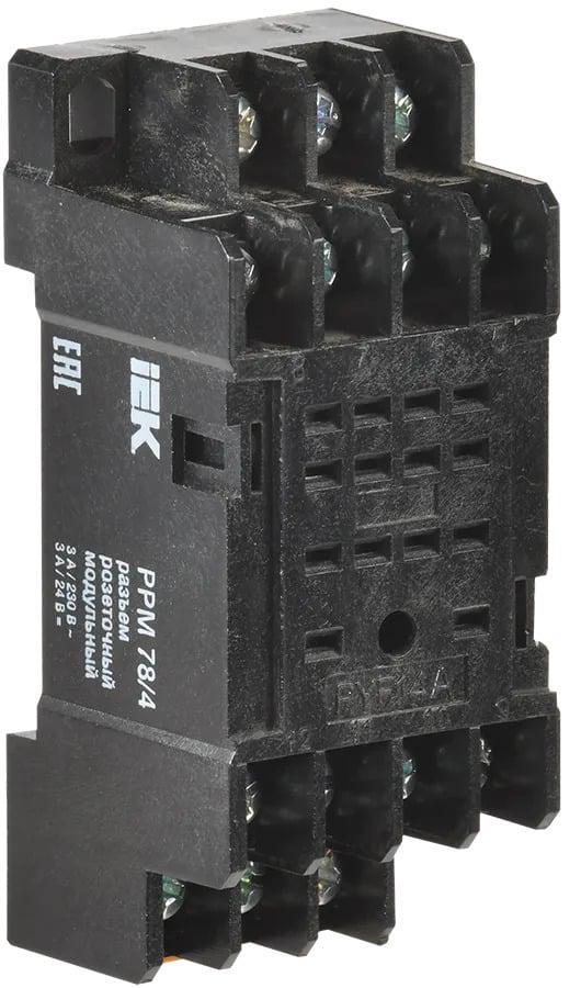 Колодка для проміжного реле УЕК РРМ78/4 PYF14A 5А 4к 220V AC/DC MY4 (RRP20D-RRM-4) Колодка для проміжного реле УЕК РРМ78/4 PYF14A 5А 4к 220V AC/DC MY4 (RRP20D-RRM-4)