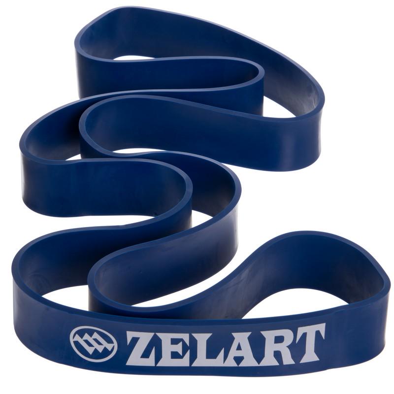 Резинка петля для подтягиваний Zelart FI-0889-4 POWER BAND 25-57 кг Синий (11241483) - фото 6