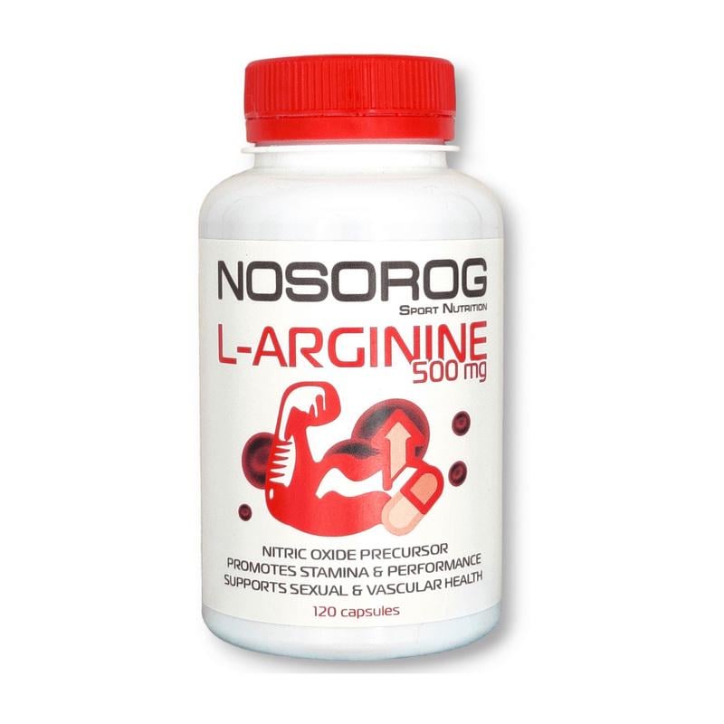 L-аргінін Nosorog L-Arginine 500 мг 120 капс.