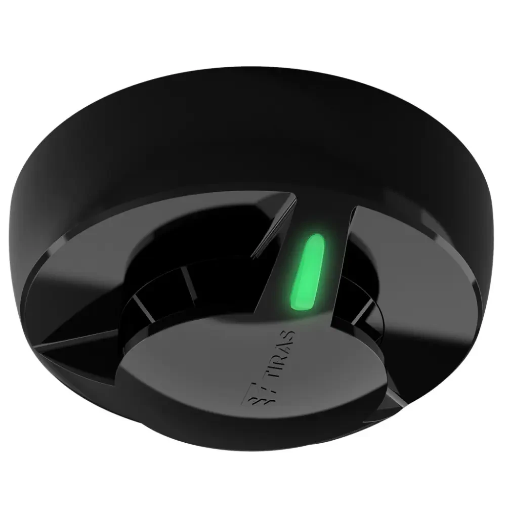 Тепловой извещатель микропроцессорный Неадресный Tiras DETECTO HT10 Black