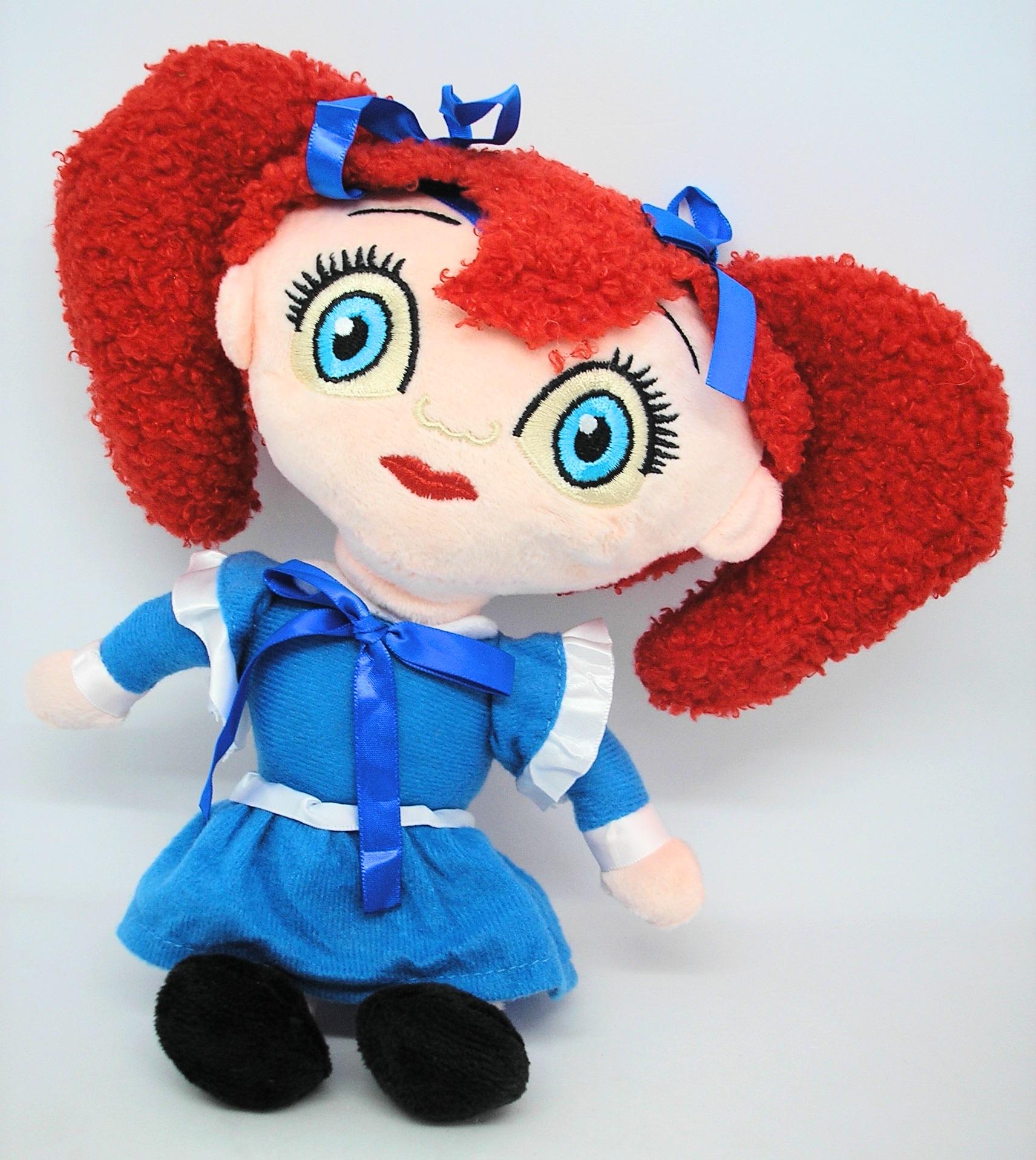 Игрушка Poppy playtime Поппи мягкая с красными волосами в синем платье - фото 2 Игрушка Poppy playtime Поппи мягкая с красными волосами в синем платье - фото 2