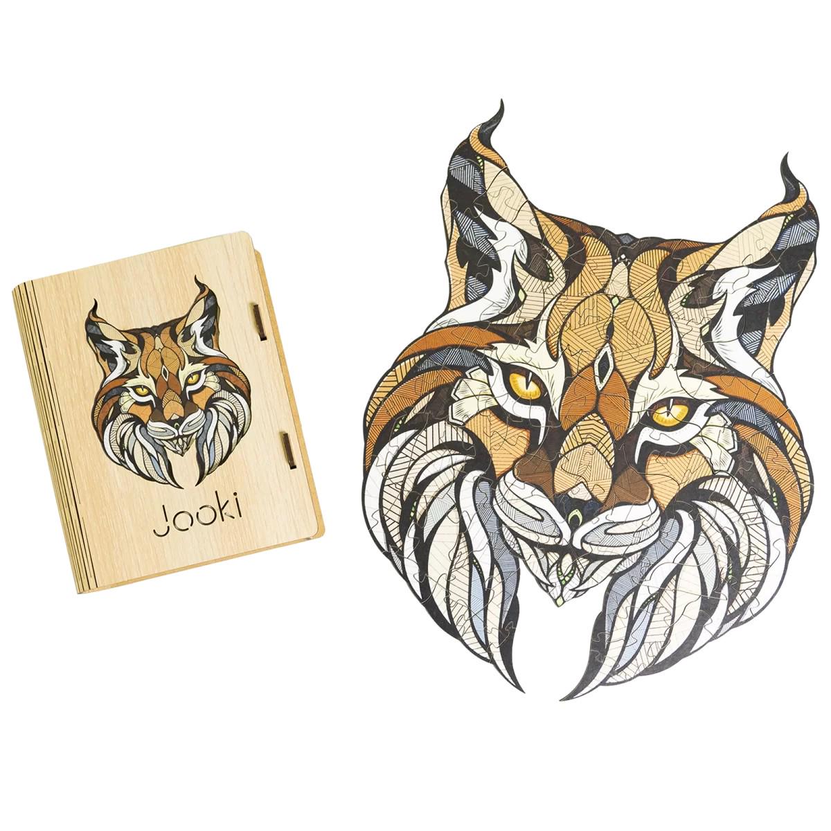 Пазлы деревянные Jooki Евразийская Рысь (34519200)