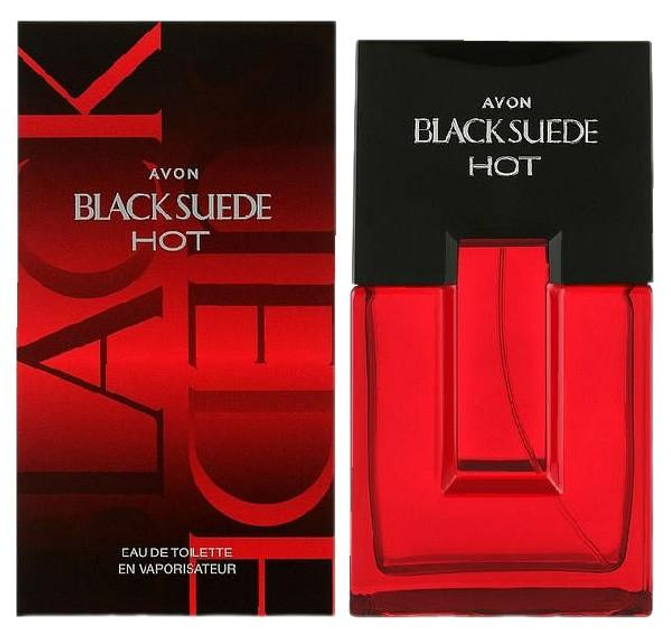 Вода мужская туалетная Avon Black SuedeHOT 75 мл (AV24019)