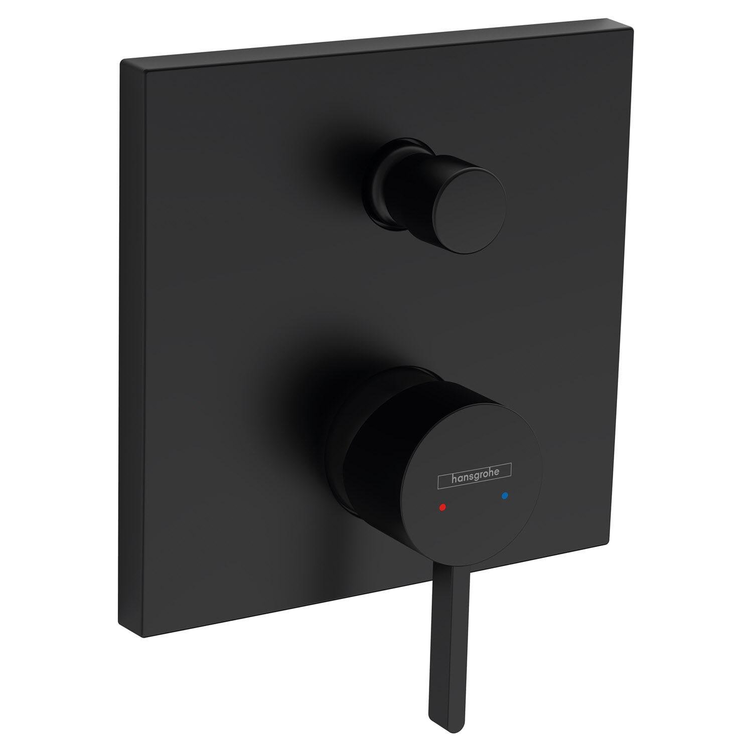 Наружная часть смесителя Hansgrohe Finoris 76415670 с переключателем Черный (143470)