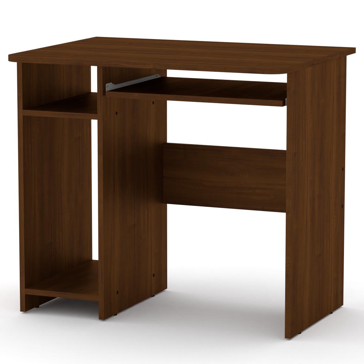 Стол компьютерный Компанит СКМ-12 82х60х73,6 см Бук Орех эко (25410401) - фото 1 Стол компьютерный Компанит СКМ-12 82х60х73,6 см Бук Орех эко (25410401) - фото 1
