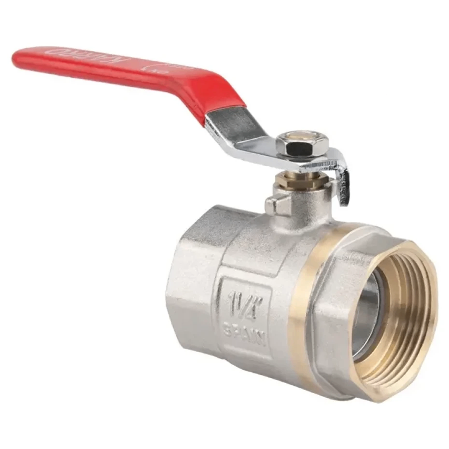 Кран кульовий Karro Valves 1 1/4" ВВ прямий латунь (AKD46781)