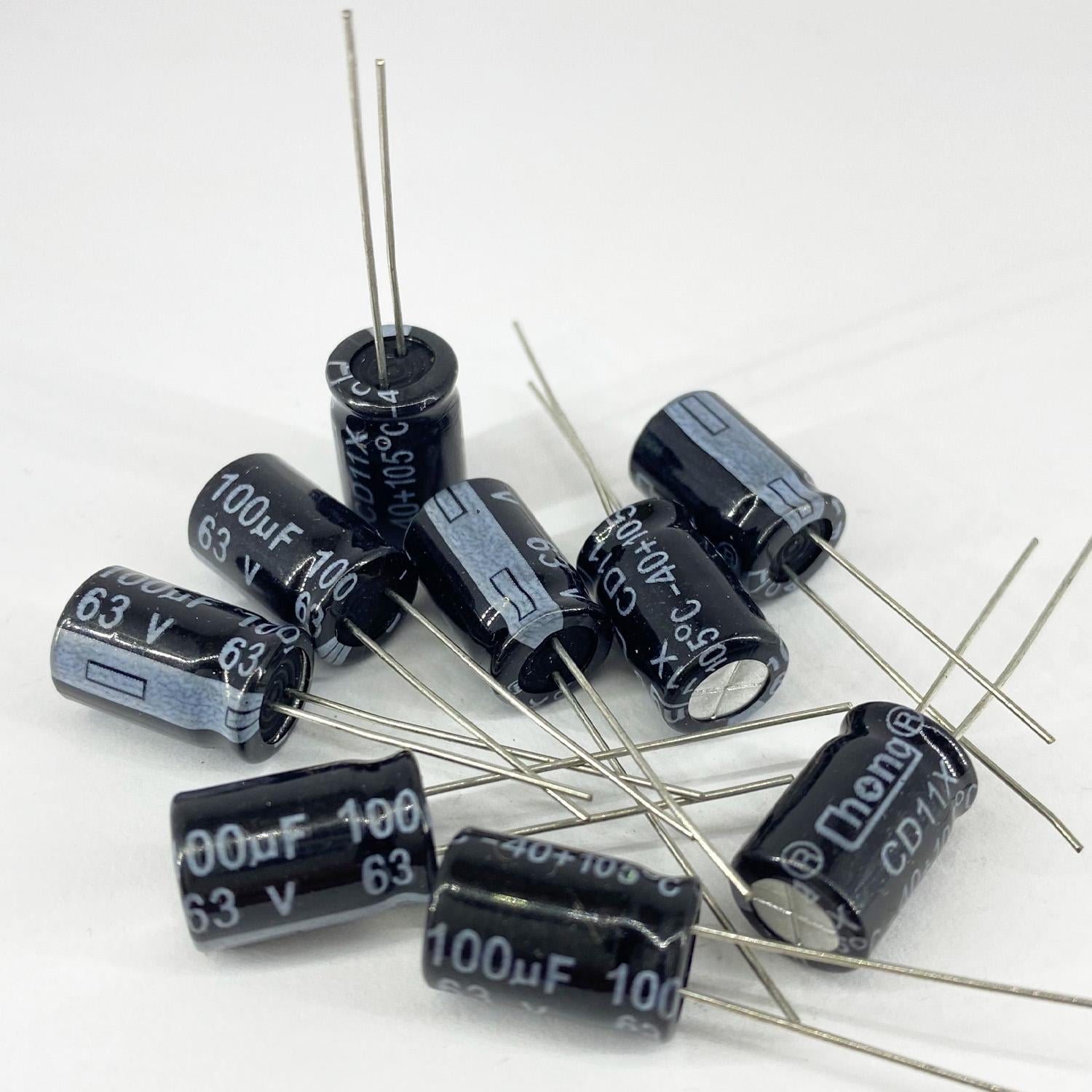 Электролитические конденсаторы ChongX 100 мкф 63V 8x12 мм 105 °C (5410)