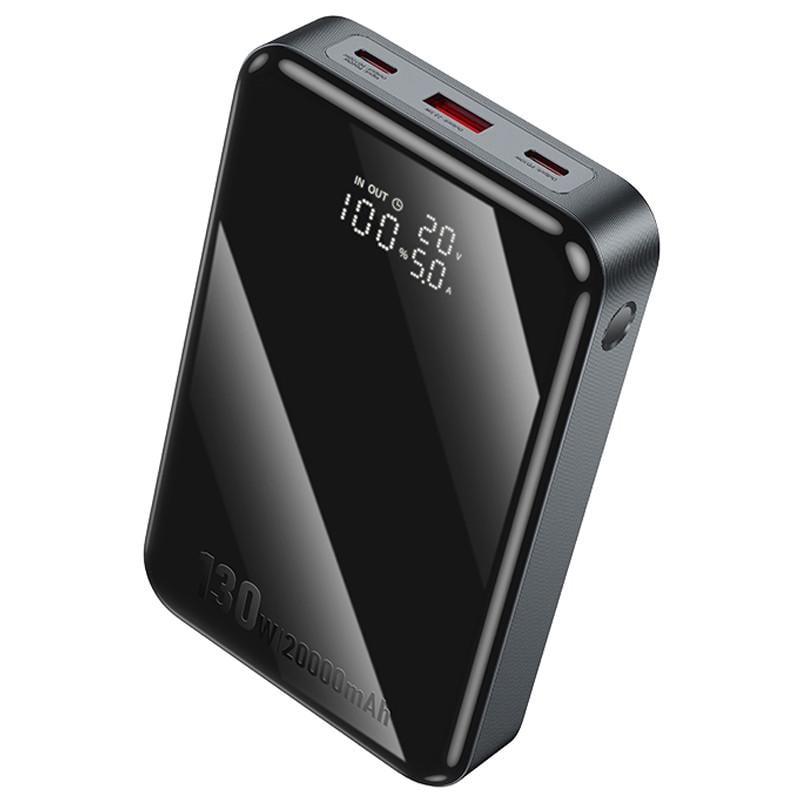 Повербанк Hoco Q30A Fast charge 130W 20000 mAh Metal gray (00000073885_1)