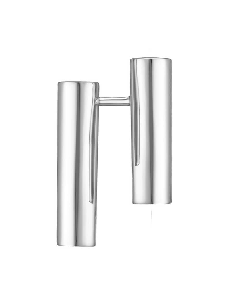 Сережки Balance білі жіночі RIMMART JEWELRY срібні One size
