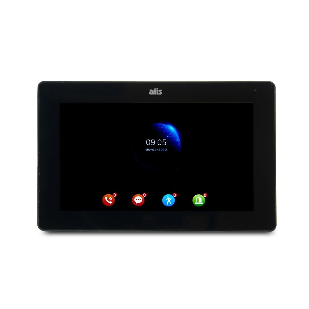 Видеодомофон ATIS AD-770FHD/T-Black Wi-Fi 7" с поддержкой Tuya Smart