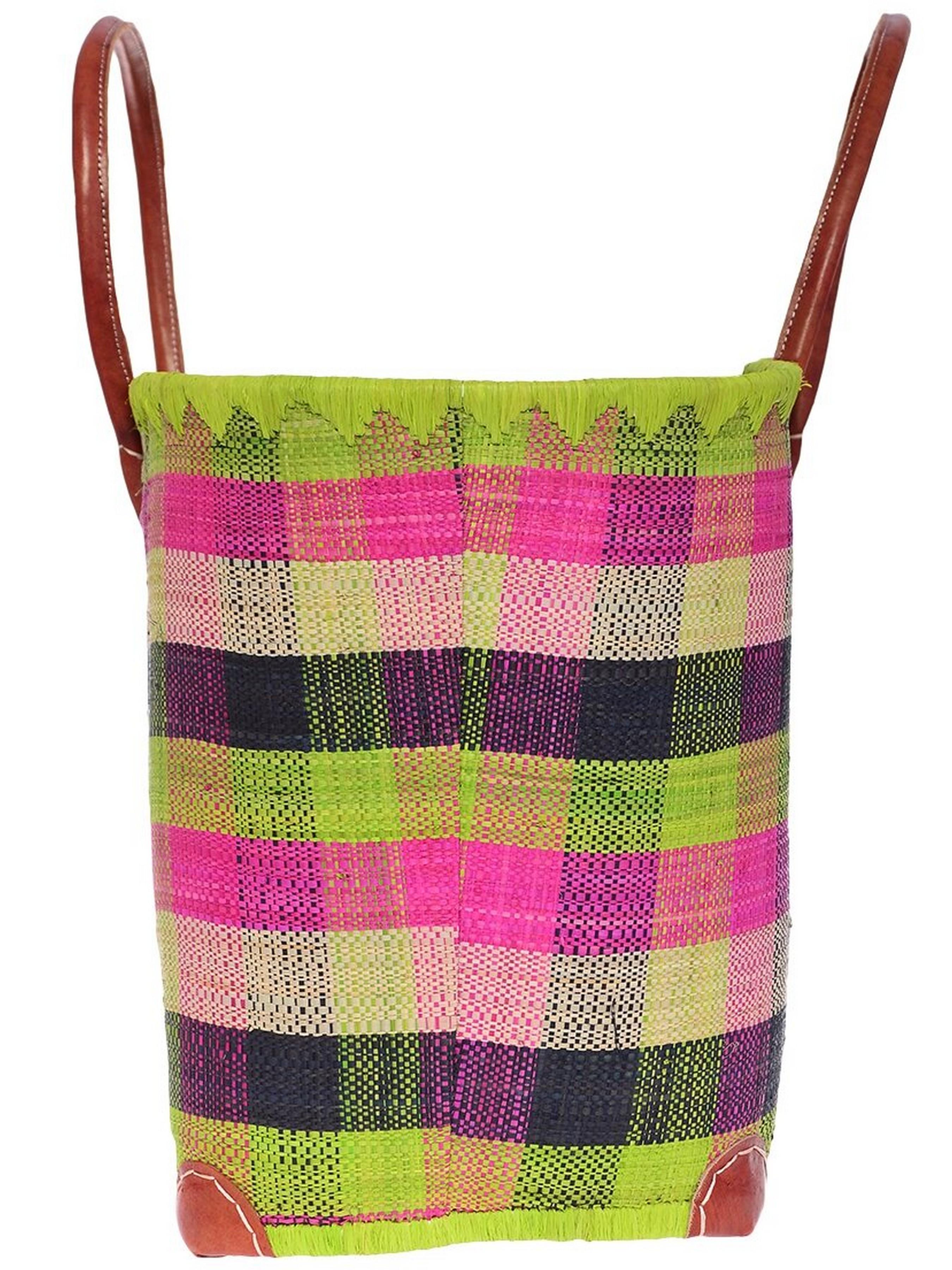 Сумка пляжная Le Comptoir de la plage Madras GM One size Vert Anis 017 (ZIK0000011547) - фото 4 Сумка пляжная Le Comptoir de la plage Madras GM One size Vert Anis 017 (ZIK0000011547) - фото 4