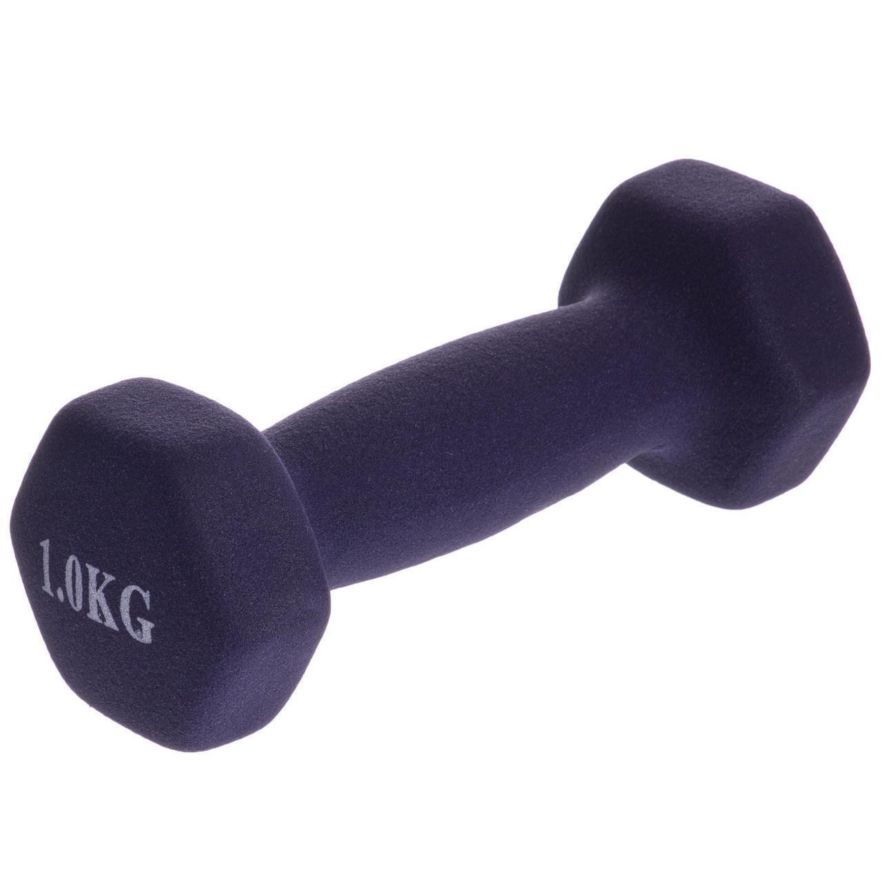 Гантели для фитнеса с неопреновым покрытием SP-Planeta TA-0001-1 1 шт. 1 кг