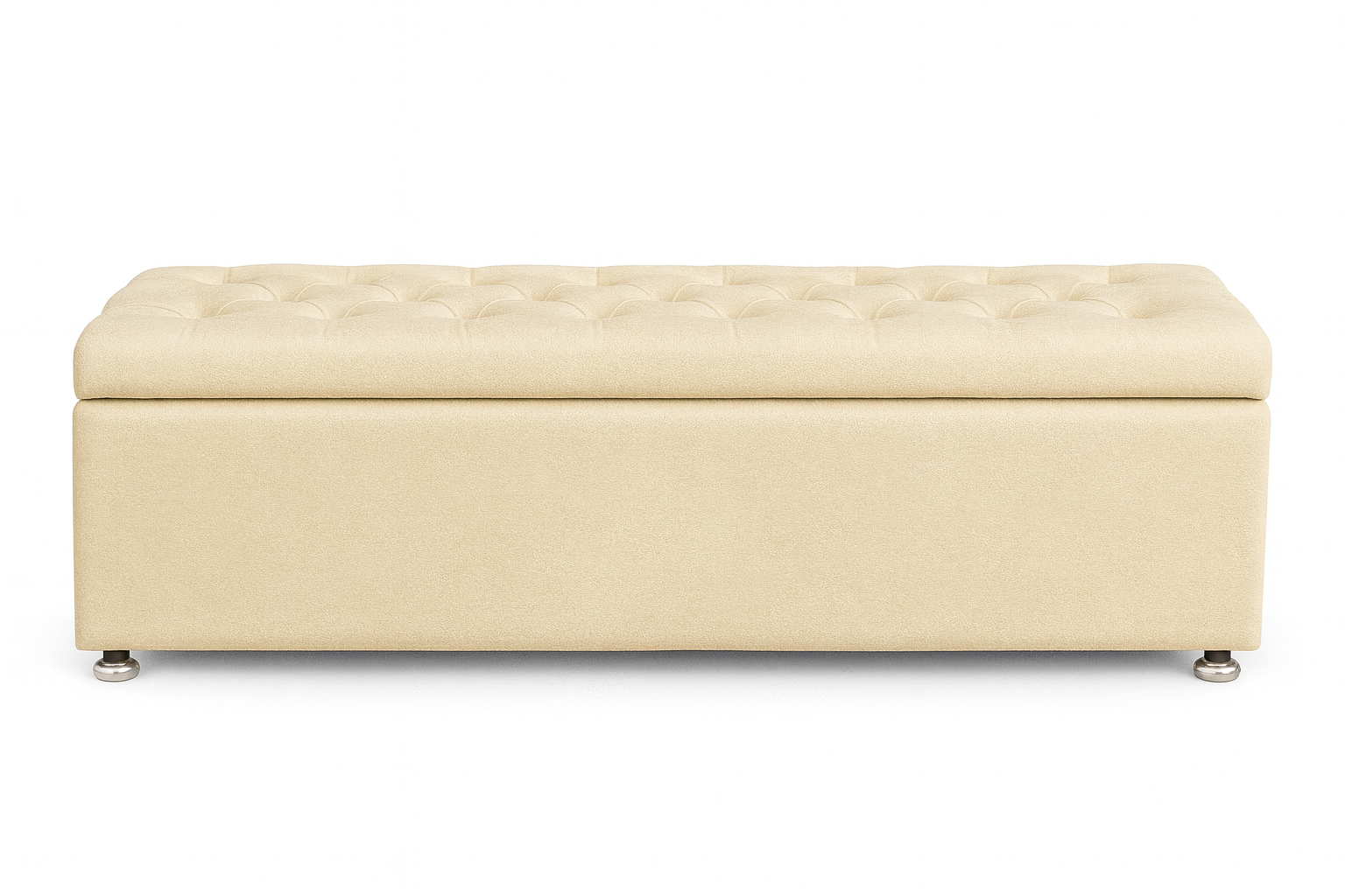 Банкетка Сильвия 1310x480x410 мм Ecru