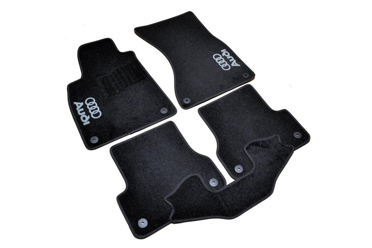 Килимки автомобільні ворсові в салон для Audi A6/A7 2011-т. ч. 5 шт. Чорний (BLCCR1024)