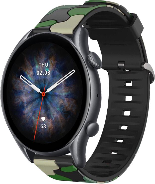 Ремінець Tactic Camouflage для Amazfit GTR 3 Pro Green (32949-08)